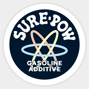 Sure-Pow Gasoline Additive (Original - White) Sticker